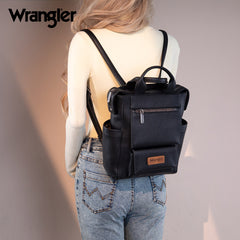 Wrangler Multi-function Leather Backpack