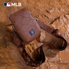 MLB Los Angeles Dodgers Crossbody Bag-Brown