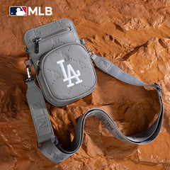 MLB Los Angeles Dodgers Crossbody Bag-Grey