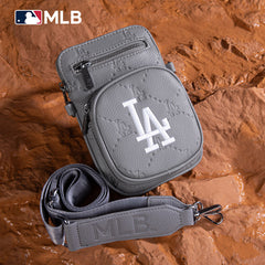 MLB Los Angeles Dodgers Crossbody Bag-Grey