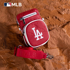 MLB Los Angeles Dodgers Crossbody Bag-Red