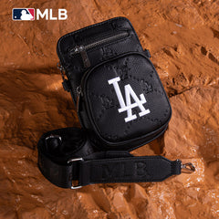 MLB Los Angeles Dodgers Crossbody Bag-Black