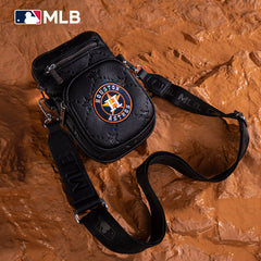 MLB Houston Astros Crossbody Bag-Black