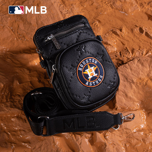 MLB Houston Astros Crossbody Bag-Black