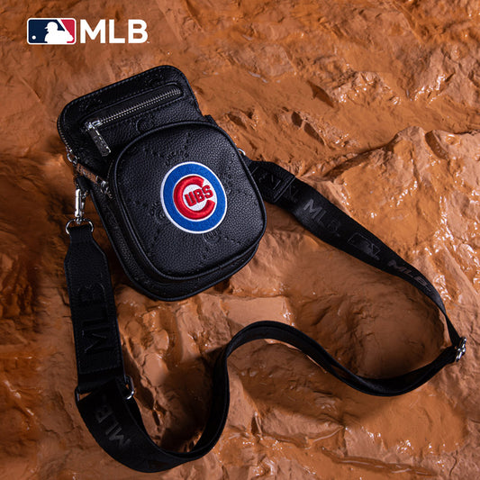 MLB Chicago Cubs Crossbody Bag-Black