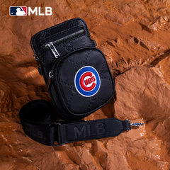 MLB Chicago Cubs Crossbody Bag-Black