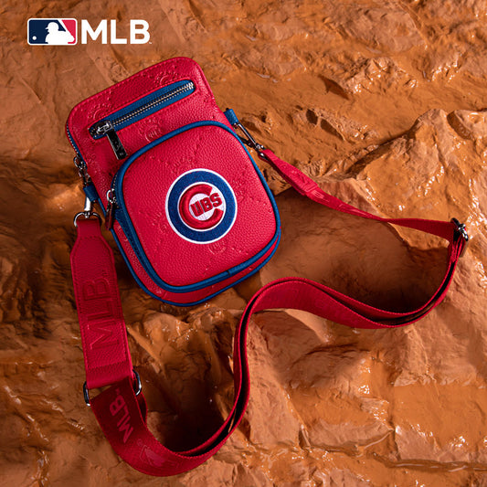 MLB Chicago Cubs Crossbody Bag-Red