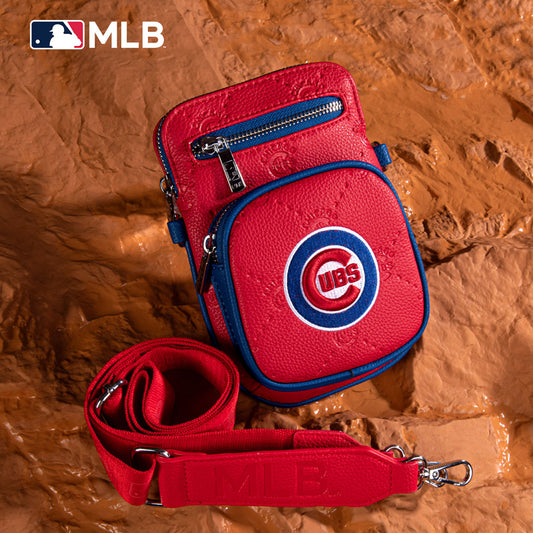 MLB Chicago Cubs Crossbody Bag-Red