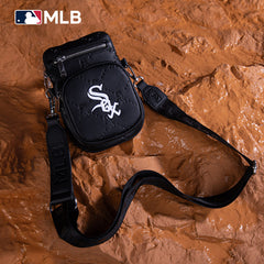 MLB Chicago White Sox Crossbody Bag-Black