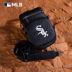 MLB Chicago White Sox Crossbody Bag-Black