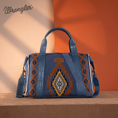 Wrangler Aztec Knitted Duffle Bag