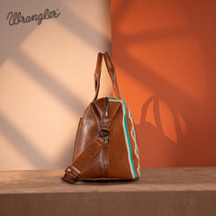 Wrangler Aztec Knitted Duffle Bag