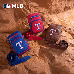 MLB Texas Rangers Crossbody Bag-Blue