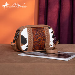 Montana West Tooled Whipstitch Crossbody Bag