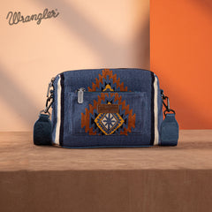 Wrangler Aztec Knitted Crossbody Purse