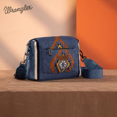 Wrangler Aztec Knitted Crossbody Purse