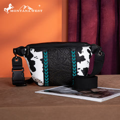 Montana West Floral Tooled Fanny Pack