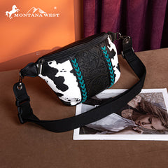 Montana West Floral Tooled Fanny Pack