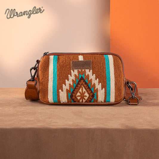 Wrangler Aztec Knitted Mini Crossbody