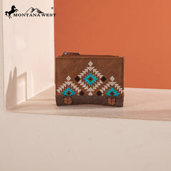 Montana West Embroidered Collection Wallet