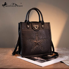 Montana West Longhorn Star Crossbody Purse