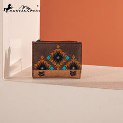 Montana West Embroidered Collection Wallet