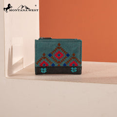 Montana West Embroidered Collection Wallet