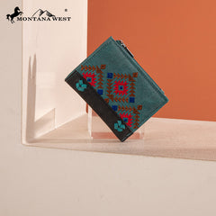 Montana West Embroidered Collection Wallet