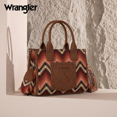 Wrangler Southwestern Pattern Dual Sided Print Concealed Carry -Tote/Crossbody