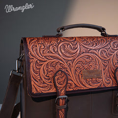 Wrangler Genuine Leather Messenger Bag