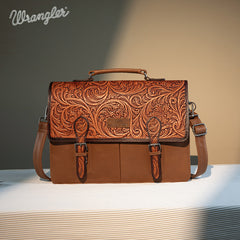 Wrangler Genuine Leather Messenger Bag