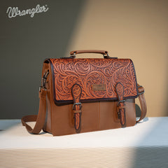 Wrangler Genuine Leather Messenger Bag