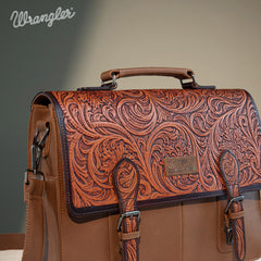 Wrangler Genuine Leather Messenger Bag