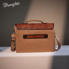 Wrangler Genuine Leather Messenger Bag