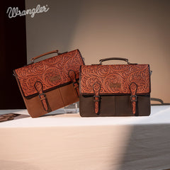 Wrangler Genuine Leather Messenger Bag