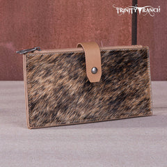 Trinity Ranch Hair-On Cowhide Bi-Fold Wallet/Card