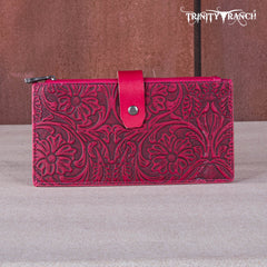 Trinity Ranch Floral Tooled Bi-Fold Wallet/Card