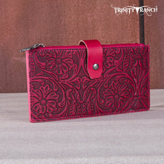 Trinity Ranch Floral Tooled Bi-Fold Wallet/Card