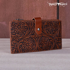 Trinity Ranch Floral Tooled Bi-Fold Wallet/Card