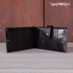 Trinity Ranch Floral Tooled Bi-Fold Wallet/Card