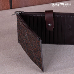 Trinity Ranch Floral Tooled Bi-Fold Wallet/Card