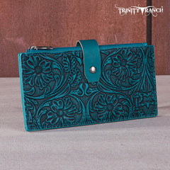 Trinity Ranch Floral Tooled Bi-Fold Wallet/Card