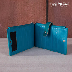 Trinity Ranch Floral Tooled Bi-Fold Wallet/Card