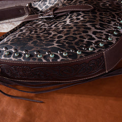 Montana West Leopard Collection Concealed Carry Hobo Bag - Cowgirl Wear