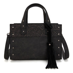 Wrangler Western Tooled Tote Crossbody