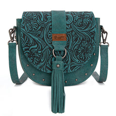 Wrangler Western Tooled Saddle Bag Crossbody