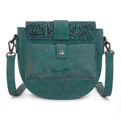 Wrangler Western Tooled Saddle Bag Crossbody