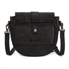 Wrangler Western Tooled Saddle Bag Crossbody