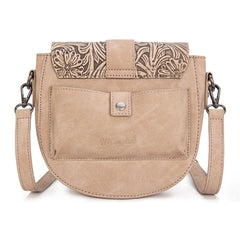 Wrangler Western Tooled Saddle Bag Crossbody