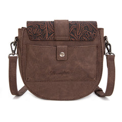 Wrangler Western Tooled Saddle Bag Crossbody